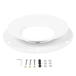 Accessori-Linea Light Kit staffa fissaggio a pavimento sistema antifurto per lampada sfera 38cm