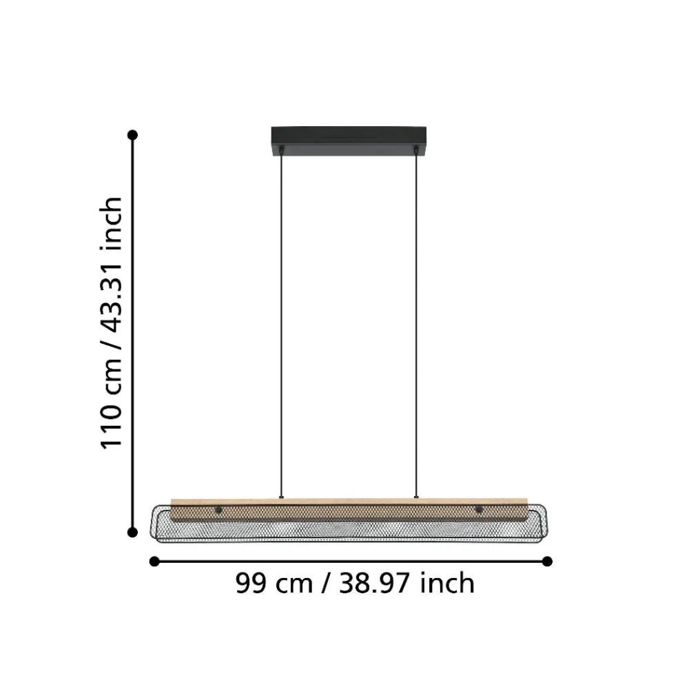 Lampadari Cucina-Eglo Kokomo z lampadario da cucina dimmerabile led rgb da 2700k a 6500k