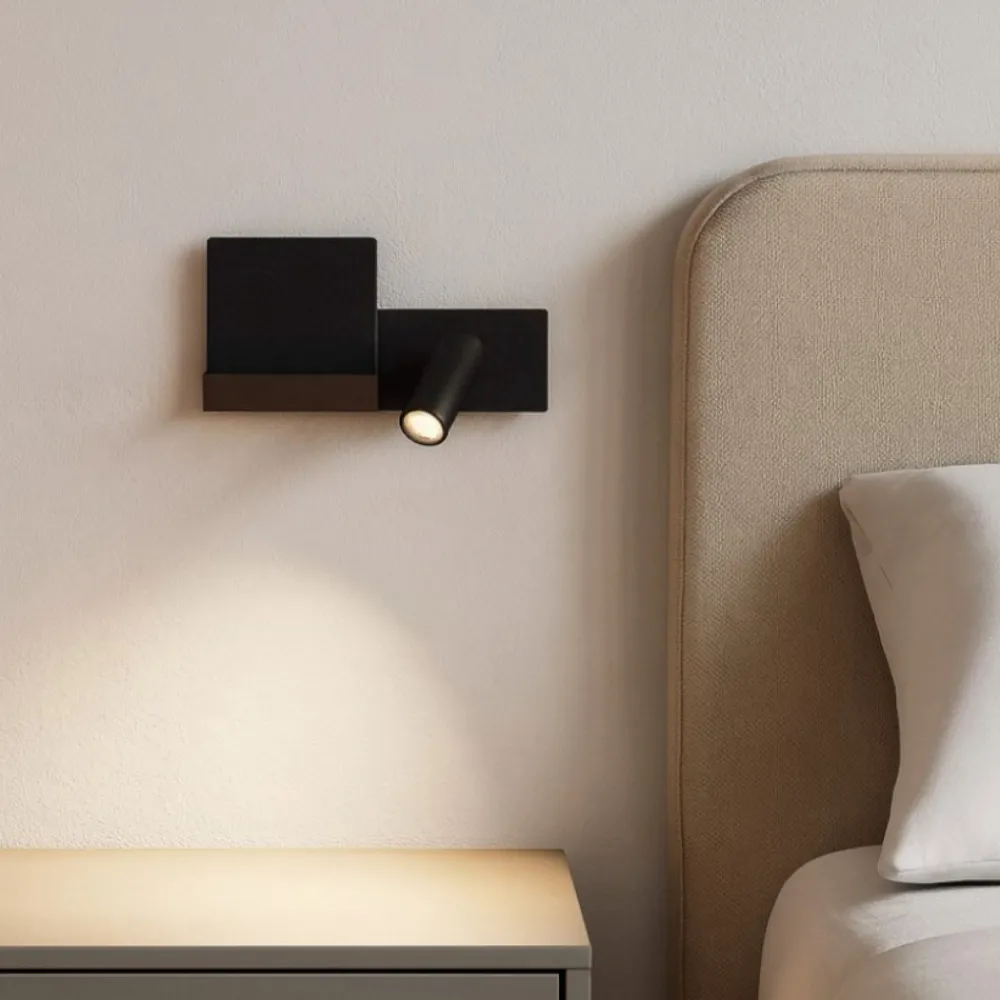Applique Camera Da Letto-Ideal Lux Komodo-2 ap applique per camera da letto nera