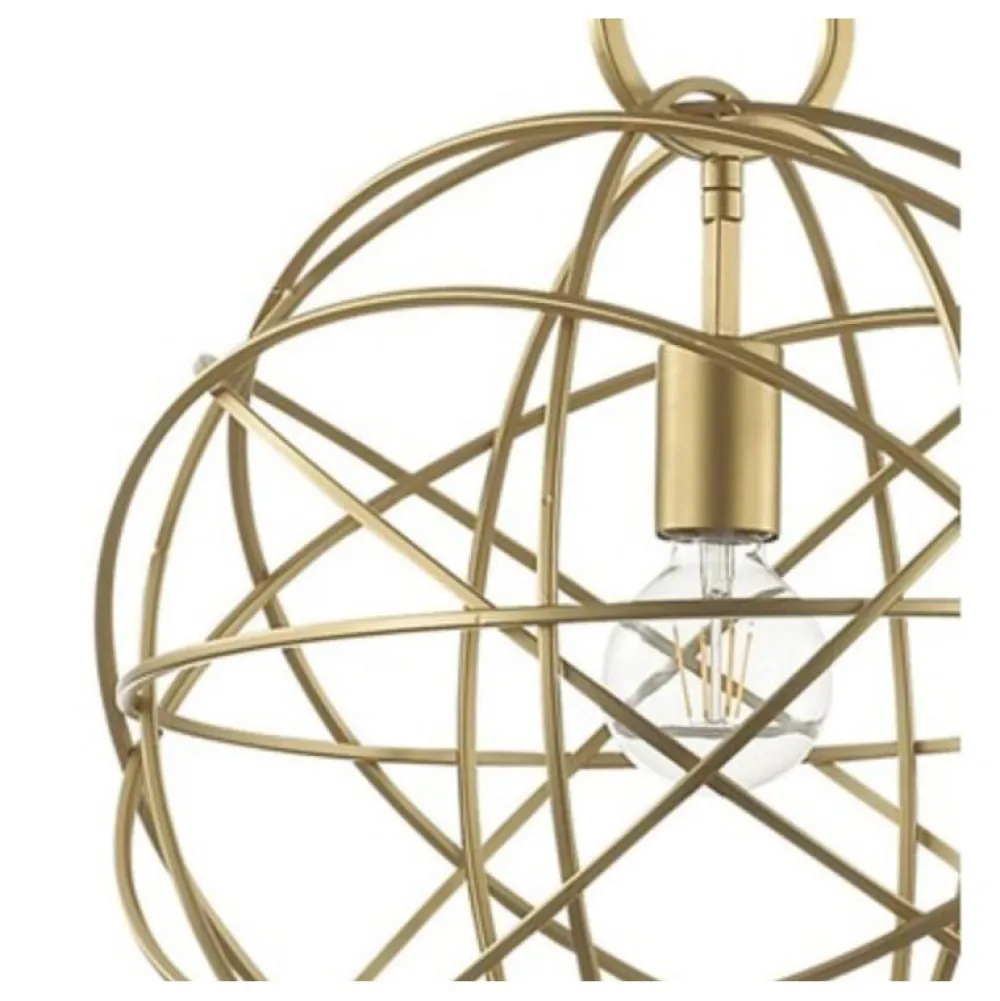 Lampadari Moderni-Ideal Lux Konse sp1 lampadario moderno sfera oro