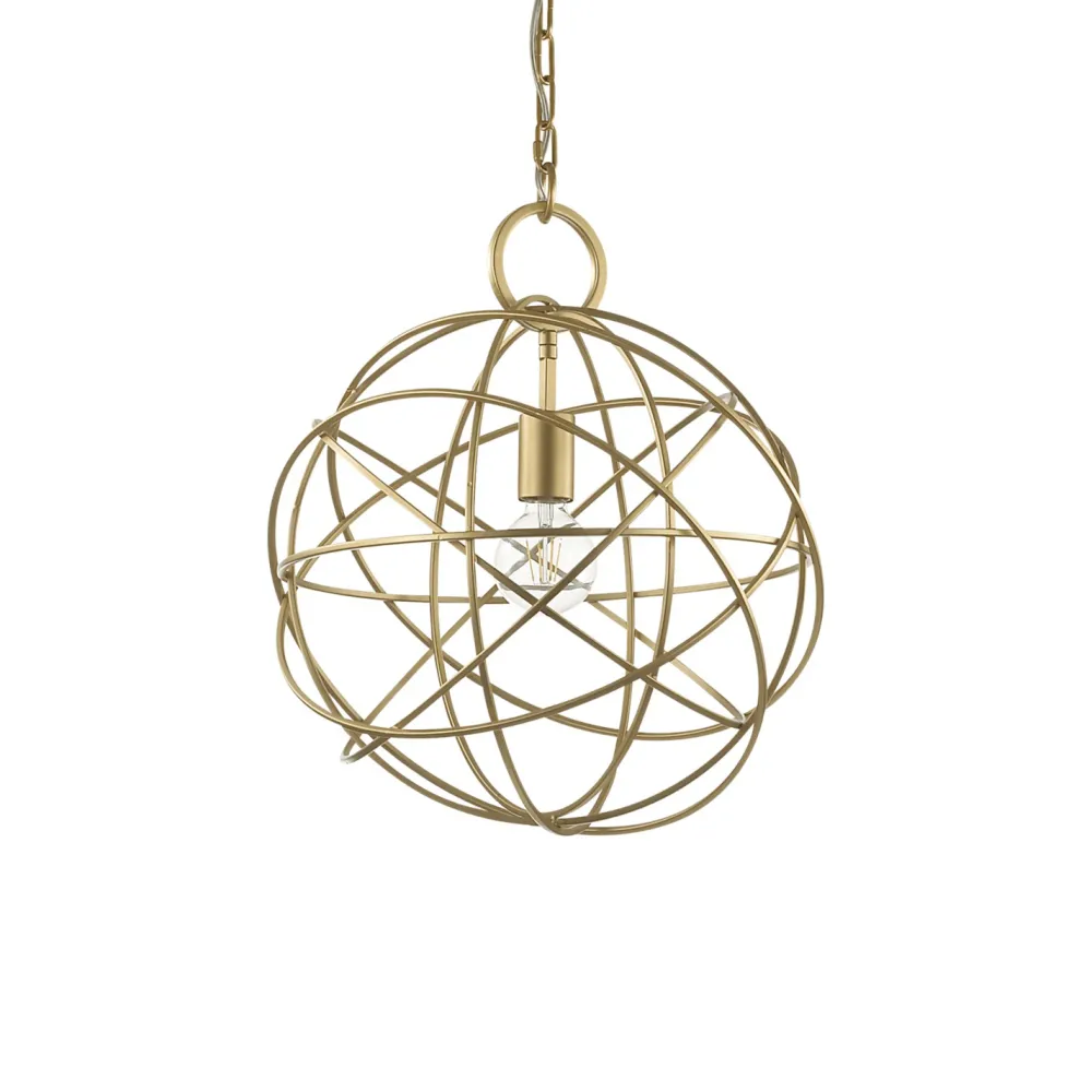 Lampadari Moderni-Ideal Lux Konse sp1 lampadario moderno sfera oro