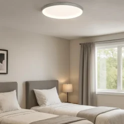 Plafoniere Moderne-Gea Luce Krizia pg led 50w 3000k plafoniera per camera da letto bianca