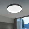 Plafoniere Moderne-Gea Luce Krizia p-p led 30w 3000k plafoniera da cucina tona nera