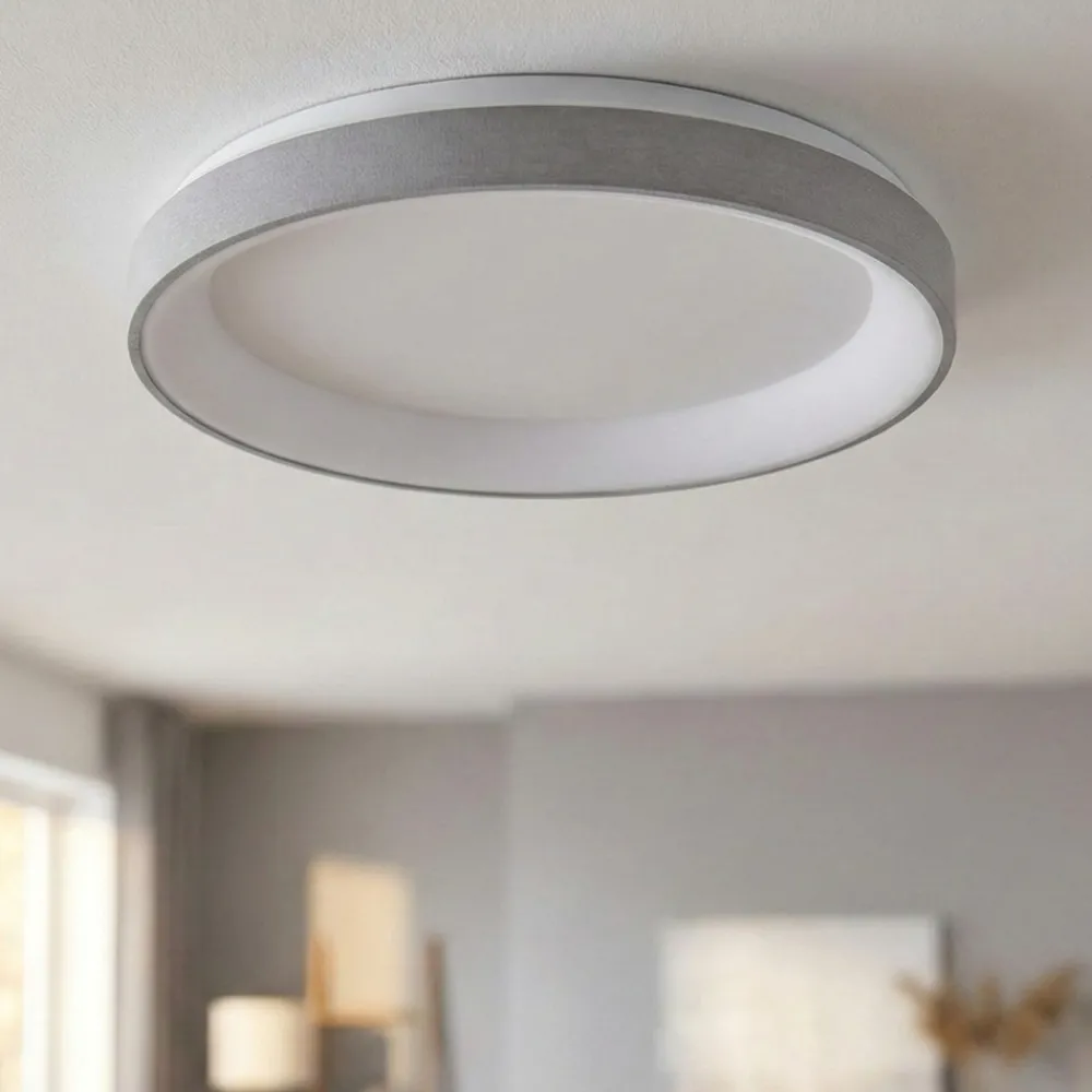 Plafoniere Moderne-Gea Luce Krizia p-p led 30w 4000k plafoniera bianca moderna