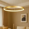 Lampadari Moderni-Gea Luce Krizia sg oro lampadario led 60w 3000k moderno
