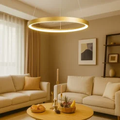 Lampadari Moderni-Gea Luce Krizia sg oro lampadario led 60w 3000k moderno