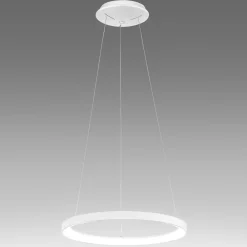 Lampadari Moderni-Gea Luce Krizia sm bianco lampadario led 50w 3000k cerchio