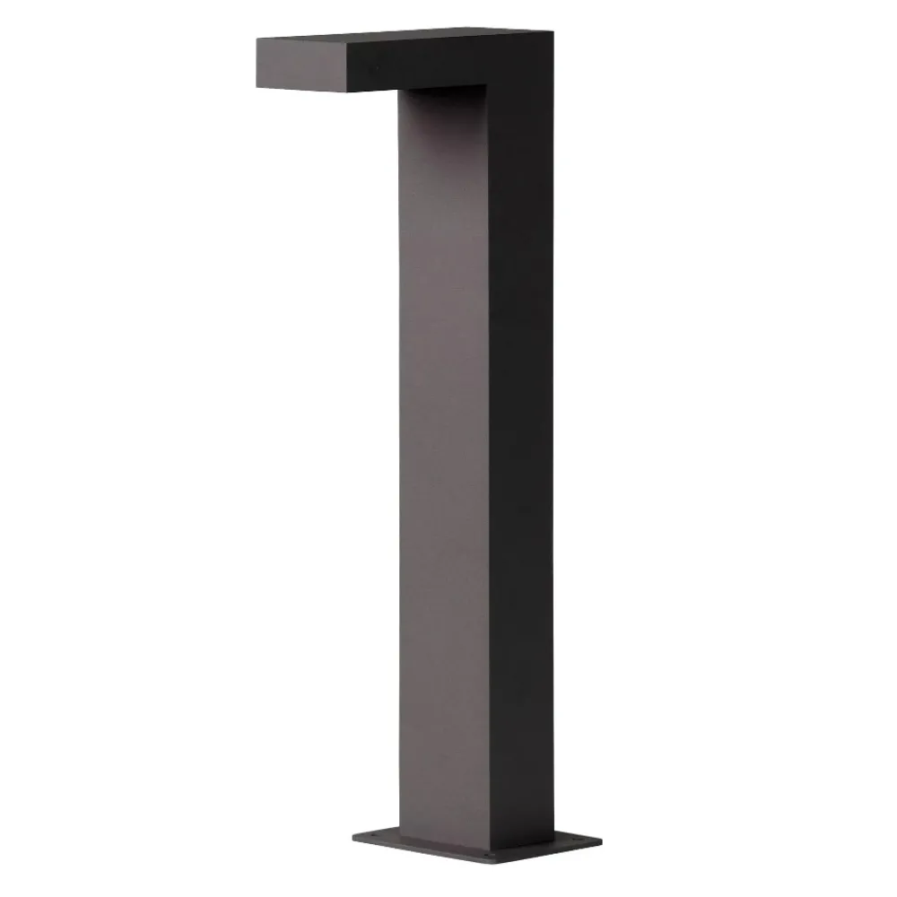 Lampioni Da Giardino-Selezionato da Mazzolaluce Lammpione basso antracite moderno da giardino led 8w 3000k ip54
