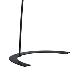 Lampade Da Terra-Selezionato da Mazzolaluce Lampada ad arco design nera led 18w 3000k dimmerabile