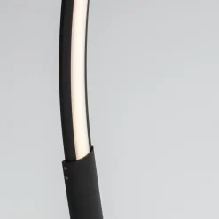 Lampade Da Terra-Selezionato da Mazzolaluce Lampada ad arco led 3000k nera moderna