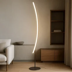 Lampade Da Terra-Vivida International Lampada ad arco led 24w 3000k vivida bow sabbia