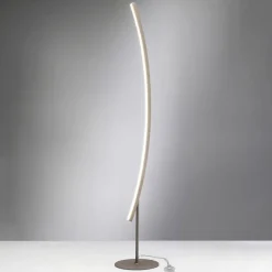Lampade Da Terra-Vivida International Lampada ad arco led 24w 3000k vivida bow sabbia