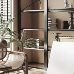 Lampade Da Terra-Selezionato da Mazzolaluce Lampada ad arco moderna colore nero e oro per salotto