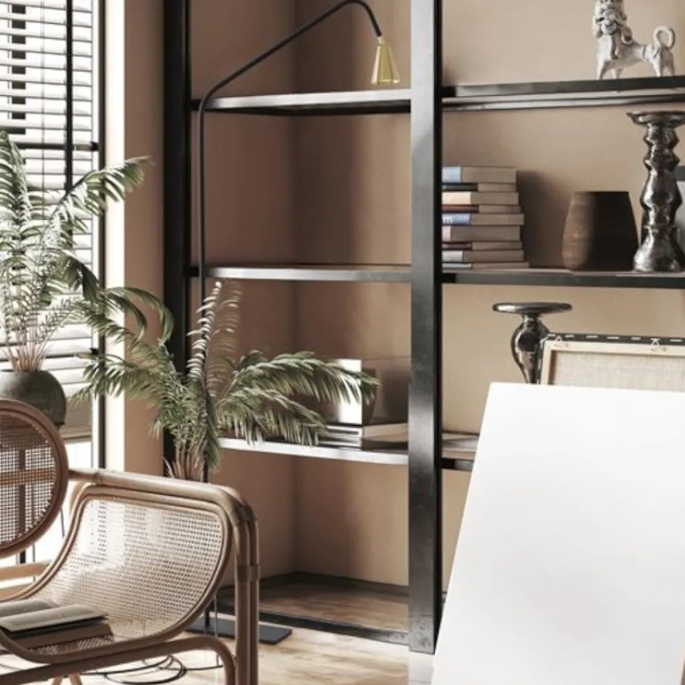 Lampade Da Terra-Selezionato da Mazzolaluce Lampada ad arco moderna colore nero e oro per salotto