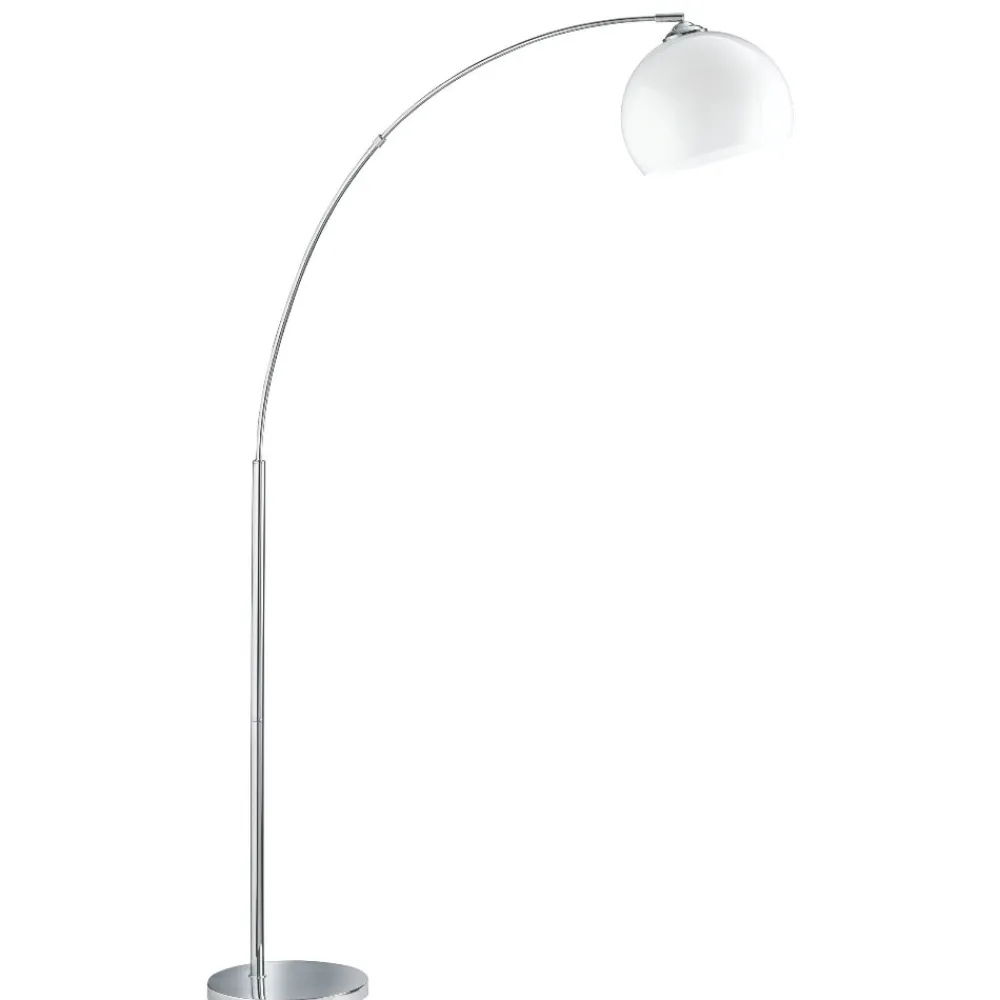 Lampade Da Terra-Selezionato da Mazzolaluce Lampada ad arco moderna colore argento per salotto