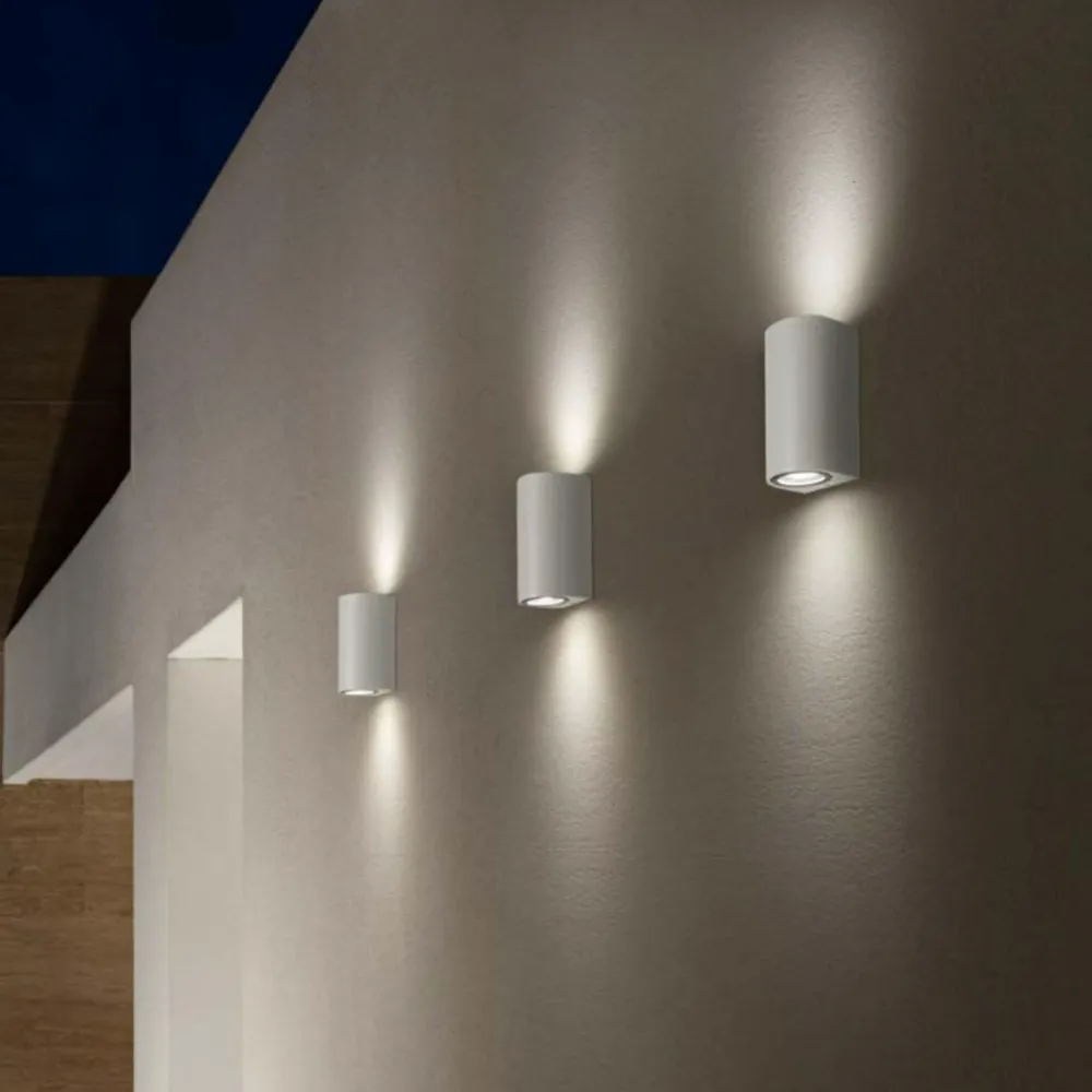 Applique Da Esterno-IsyLuce Lampada applique per esterno moderna antracite biemissione