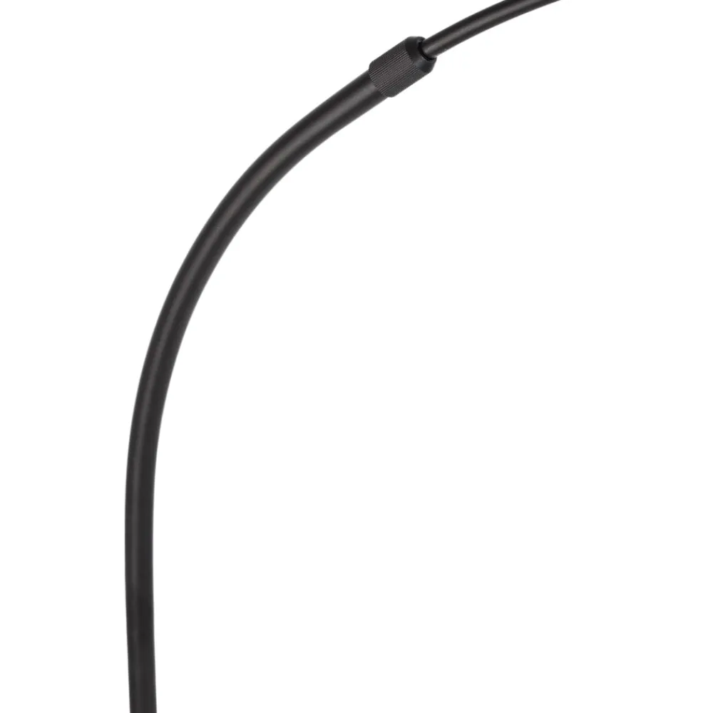 Lampade Da Terra-Selezionato da Mazzolaluce Lampada arco nera paralume orientabile moderna base marmo