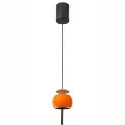 Lampade A Sospensione-Selezionato da Mazzolaluce Lampada a sospensione arancione moderna led 12w 3000k