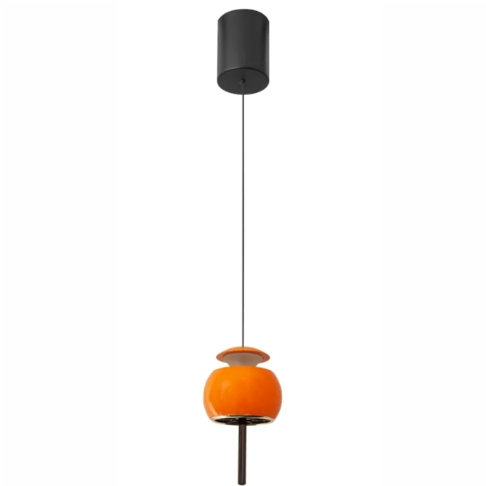 Lampade A Sospensione-Selezionato da Mazzolaluce Lampada a sospensione arancione moderna led 12w 3000k