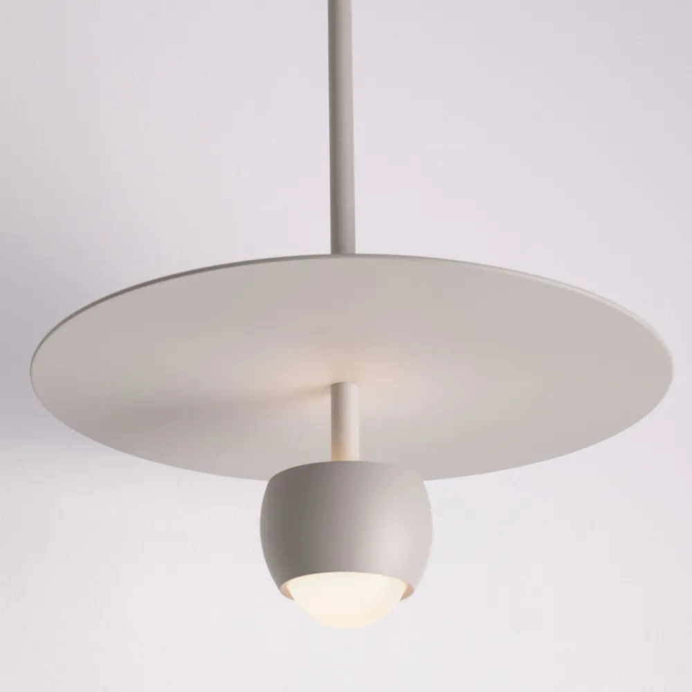 Lampade A Sospensione-Selezionato da Mazzolaluce Lampada a sospensione beige design moderna per isola cucina