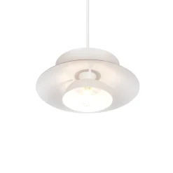 Lampade A Sospensione-Selezionato da Mazzolaluce Lampada a sospensione beige in metallo design per isola penisola