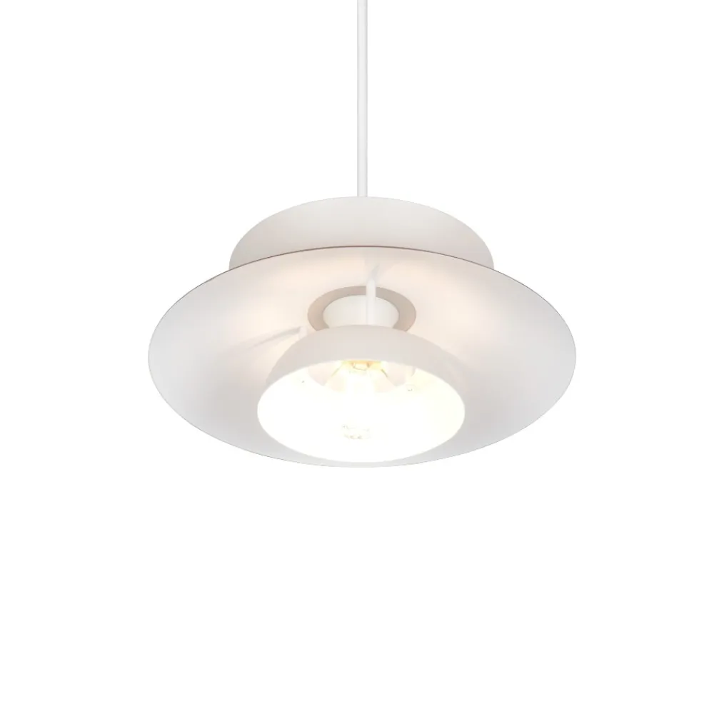 Lampade A Sospensione-Selezionato da Mazzolaluce Lampada a sospensione beige in metallo design per isola penisola