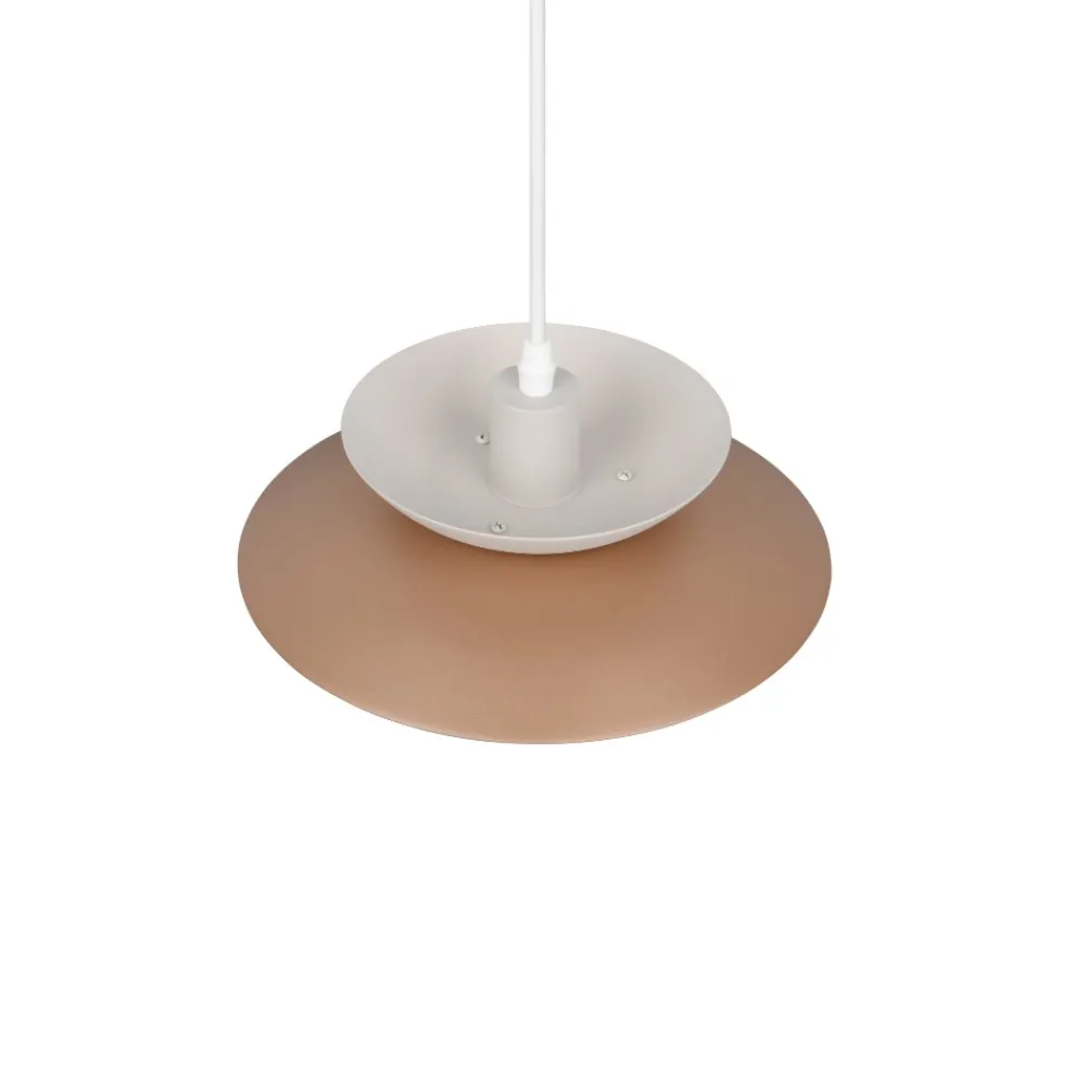 Lampade A Sospensione-Selezionato da Mazzolaluce Lampada a sospensione beige in metallo design per isola penisola