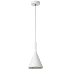 Lampade A Sospensione-Selezionato da Mazzolaluce Lampada a sospensione bianca per isola cono gesso