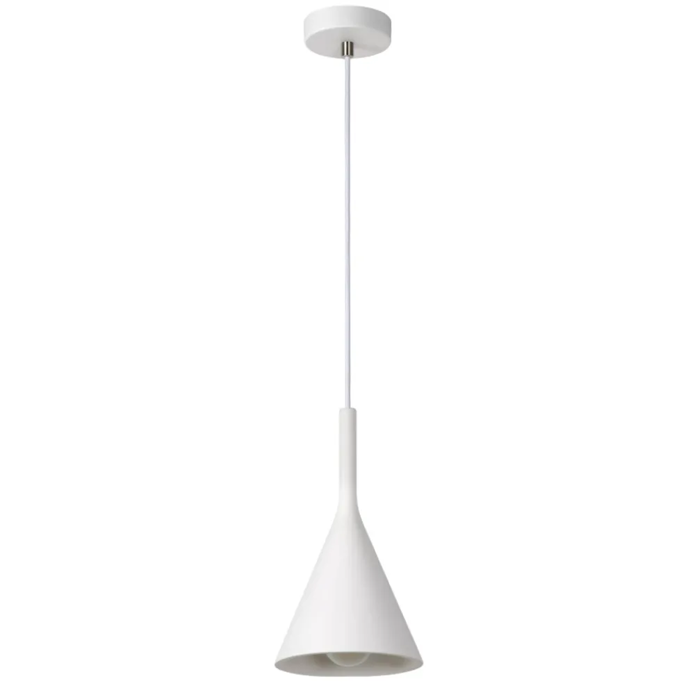 Lampade A Sospensione-Selezionato da Mazzolaluce Lampada a sospensione bianca per isola cono gesso