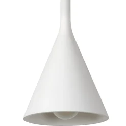 Lampade A Sospensione-Selezionato da Mazzolaluce Lampada a sospensione bianca per isola cono gesso