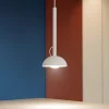 Lampade A Sospensione-Selezionato da Mazzolaluce Lampada a sospensione bianca parabola orientabile