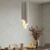 Lampade A Sospensione-Ideal Lux Lampada a sospensione bianca led 3000k dorica
