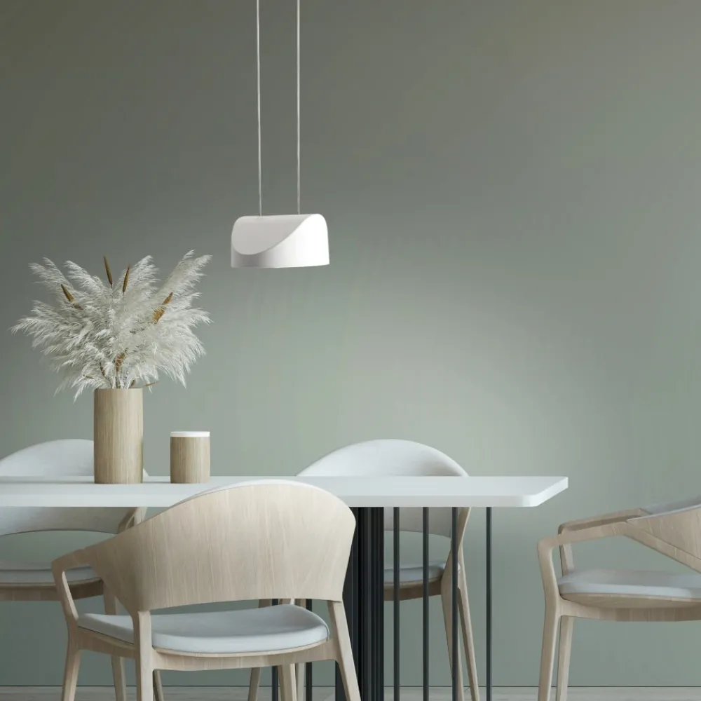 Lampade A Sospensione-Vivida International Lampada a sospensione bianco led 13w cct dimmerabile vivida tarp