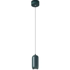 Lampade A Sospensione-Perenz Illuminazione Lampada a sospensione bullet verde petrolio led perenz