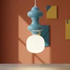 Lampade A Sospensione-Selezionato da Mazzolaluce Lampada a sospensione celeste moderna di ceramica