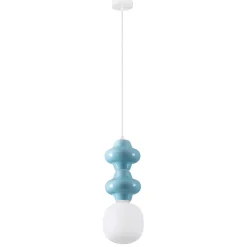 Lampade A Sospensione-Selezionato da Mazzolaluce Lampada a sospensione celeste moderna di ceramica