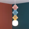 Lampade A Sospensione-Selezionato da Mazzolaluce Lampada a sospensione ceramica rosa celeste giallo