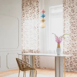 Lampade A Sospensione-Selezionato da Mazzolaluce Lampada a sospensione ceramica rosa celeste giallo