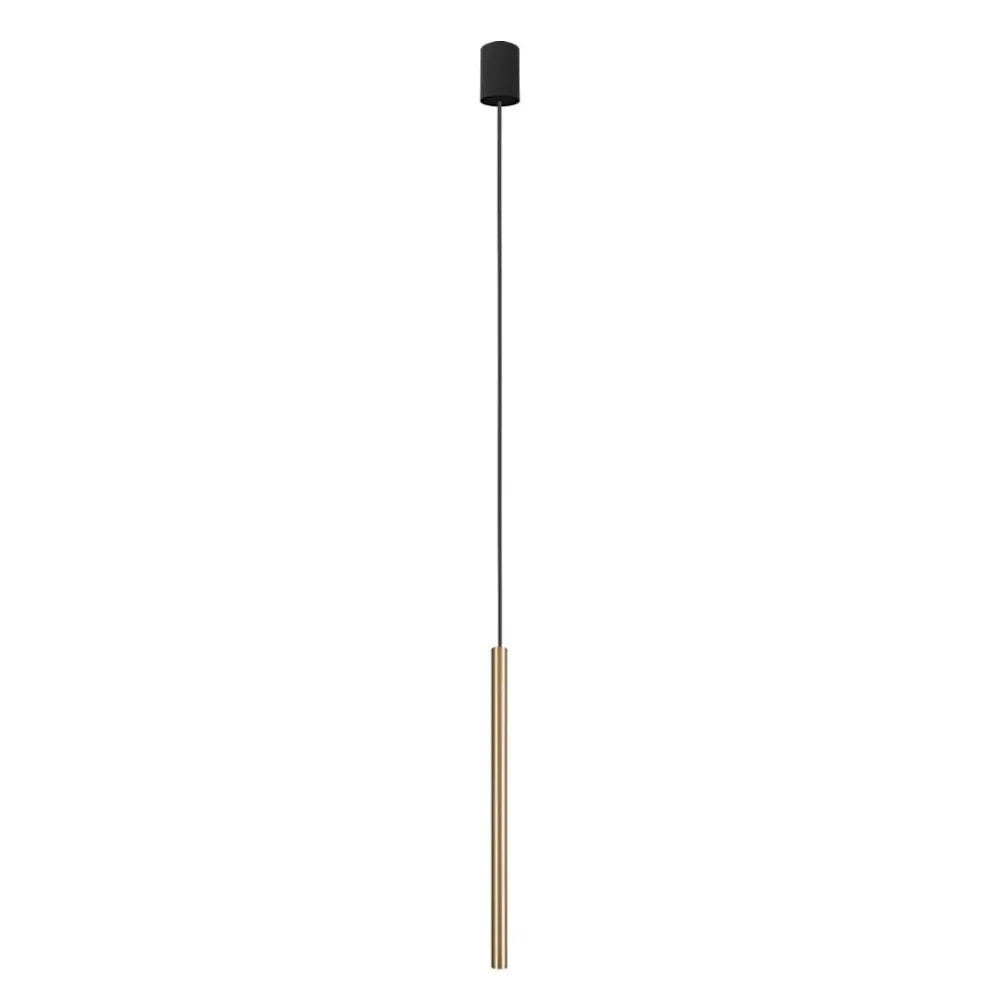Lampade A Sospensione-Selezionato da Mazzolaluce Lampada a sospensione cilindro oro 49 cm