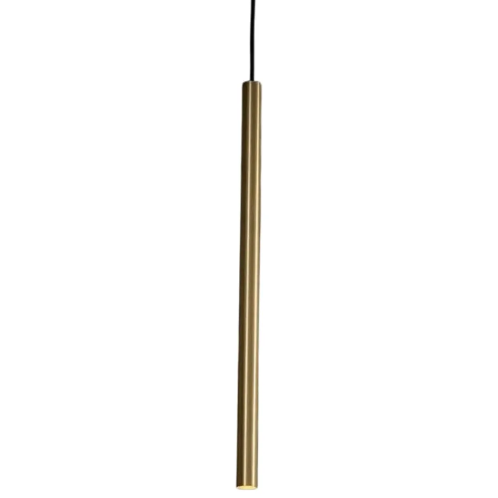 Lampade A Sospensione-Selezionato da Mazzolaluce Lampada a sospensione cilindro oro 49 cm