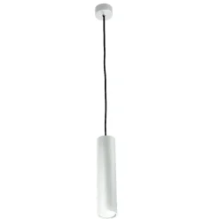 Lampade A Sospensione-Ondaluce Lampada a sospensione cilindro bianco so filo pc h25 cm