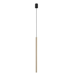 Lampade A Sospensione-Selezionato da Mazzolaluce Lampada a sospensione cilindro lungo 100cm oro