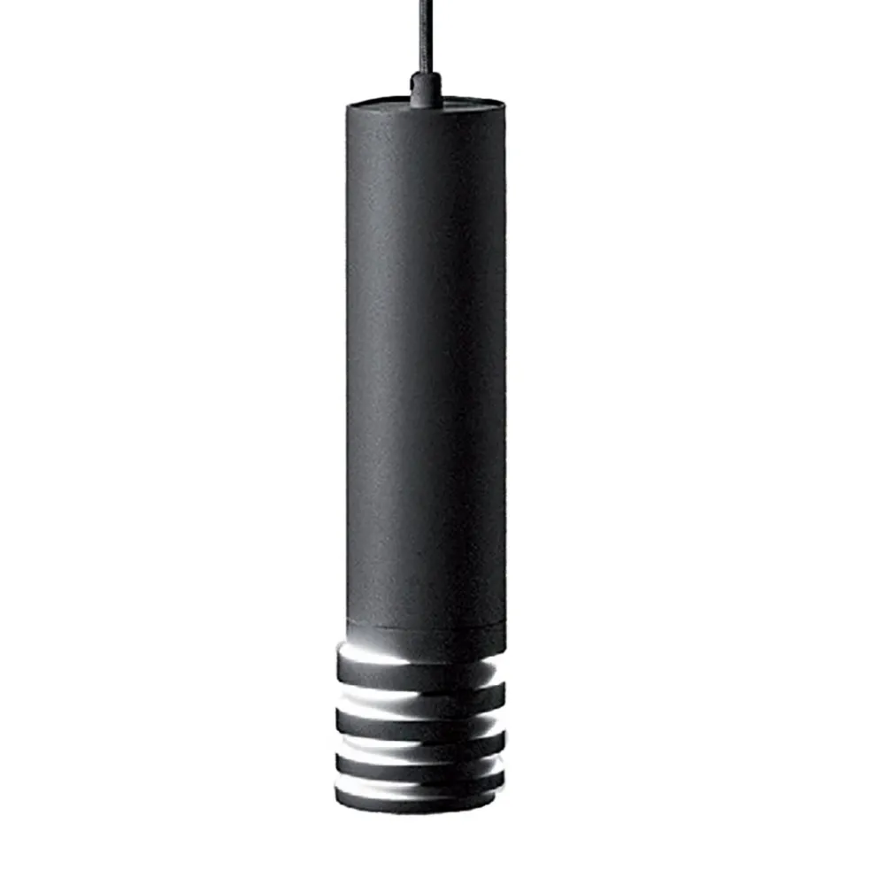 Lampade A Sospensione-Gea Luce Lampada a sospensione cilindro di nero emily