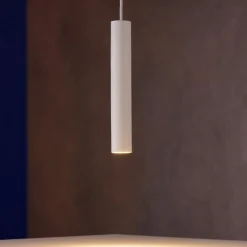 Lampade A Sospensione-Ideal Lux Lampada a sospensione cilindro look sp1 d06 bianco