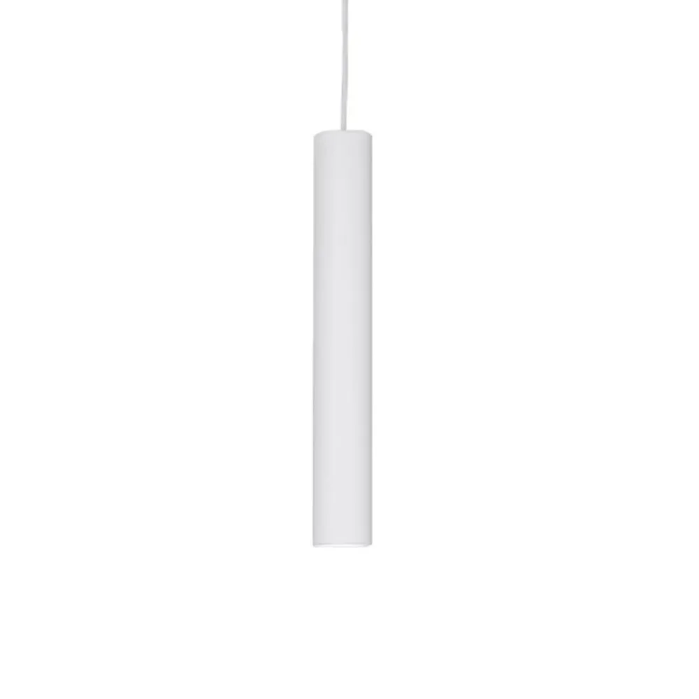 Lampade A Sospensione-Ideal Lux Lampada a sospensione cilindro look sp1 d06 bianco