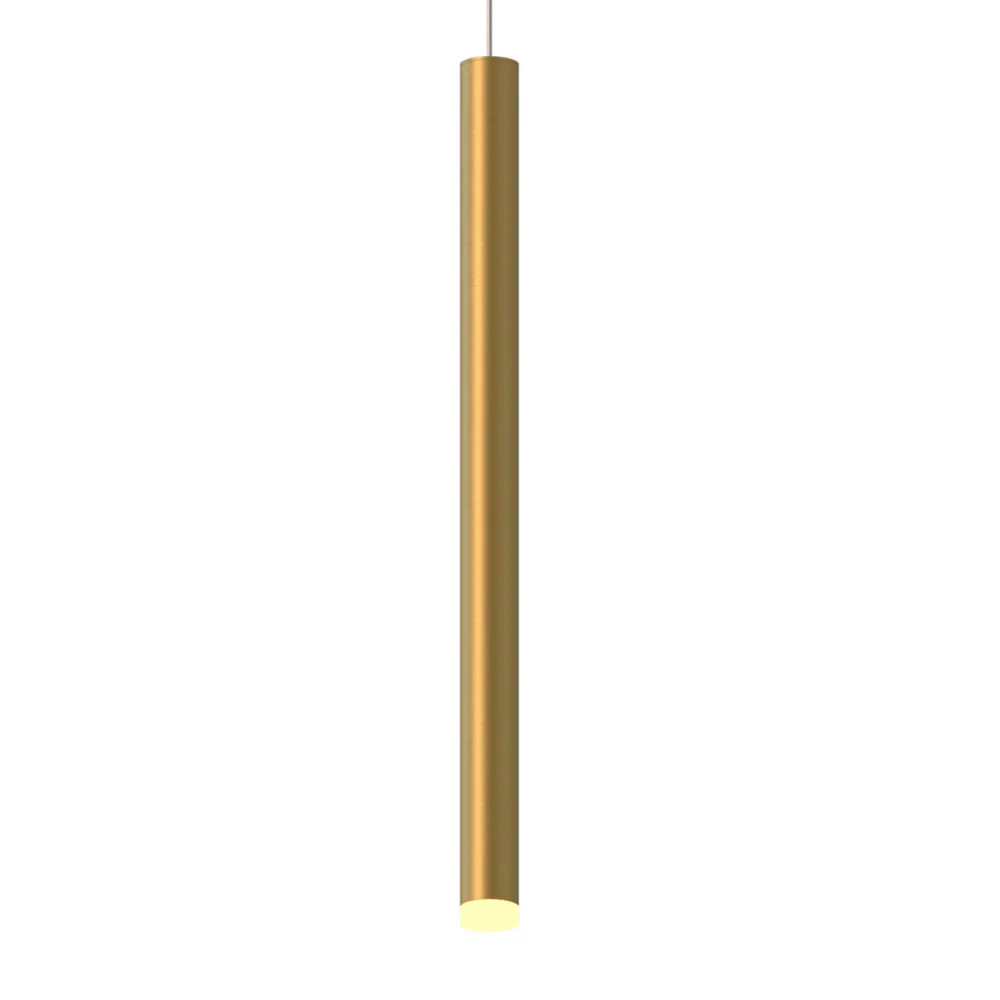 Lampade A Sospensione-Selezionato da Mazzolaluce Lampada a sospensione cilindro oro lampada led 6w 3000k