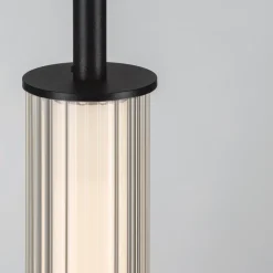 Lampade A Sospensione-Selezionato da Mazzolaluce Lampada a sospensione cilindro rigato in vetro led 14w 2700k-3000k