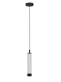 Lampade A Sospensione-Selezionato da Mazzolaluce Lampada a sospensione cilindro rigato in vetro led 14w 2700k-3000k