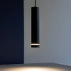 Lampade A Sospensione-Selezionato da Mazzolaluce Lampada a sospensione cilindro nero per isola