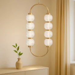 Lampade A Sospensione-Maytoni Lampada a sospensione colore oro led 3000k amulet